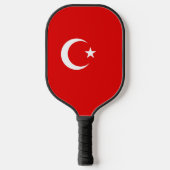 Turkse vlag pickleball paddle (Voorkant)