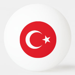 Turkse vlag pingpongbal