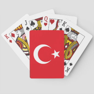 Turkse vlag pokerkaarten