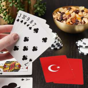 Turkse vlag pokerkaarten
