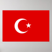 Turkse vlag poster (Voorkant)