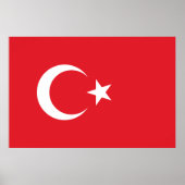 Turkse vlag poster (Voorkant)