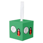 Turkse Vlag Pratende Mevrouw Pinguïn Persoonlijk Decoratie (Voorkant hoekig)