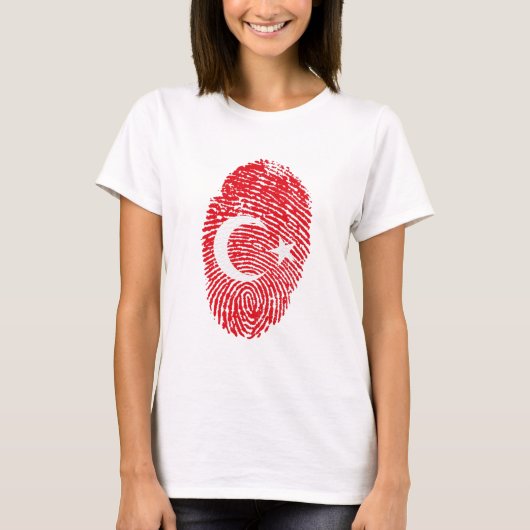 Turkse vlag Pride Country Pride Identity T-shirt (Voorkant)