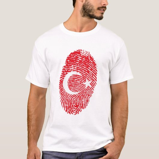 Turkse vlag Pride Country Pride Identity T-shirt (Voorkant)
