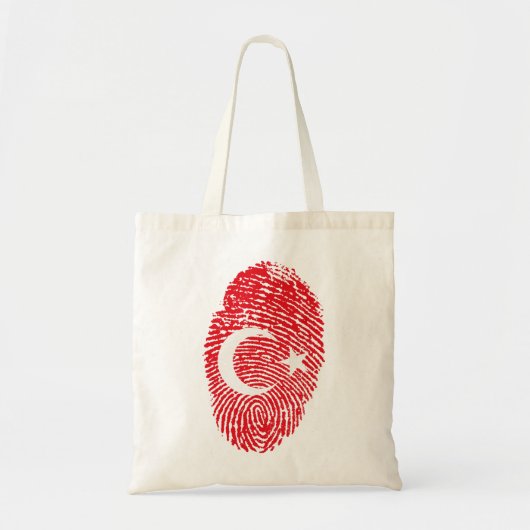 Turkse vlag Pride Country Pride Identity Tote Bag (Voorkant)