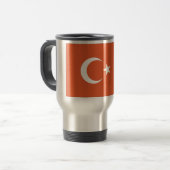 Turkse vlag reisbeker (Voorkant links)