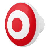 Turkse vlag rondom het leger keramische knop (Rechts)