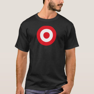 Turkse vlag rondom legerrond t-shirt