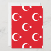 Turkse vlag save the date (Achterkant)