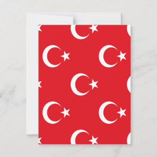 Turkse vlag save the date