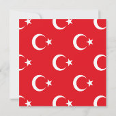 Turkse vlag save the date (Achterkant)