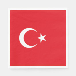 Turkse vlag servet