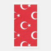 Turkse vlag servet (Voorkant)