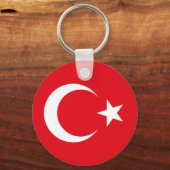 Turkse vlag sleutelhanger (Voorkant)