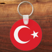 Turkse vlag sleutelhanger (Voorkant)
