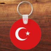 Turkse vlag sleutelhanger (Voorkant)