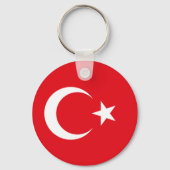 Turkse vlag sleutelhanger (Voorkant)