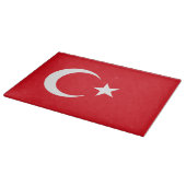 Turkse vlag snijplank (Hoek)