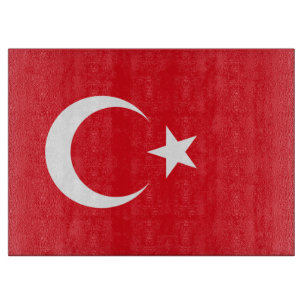 Turkse vlag snijplank