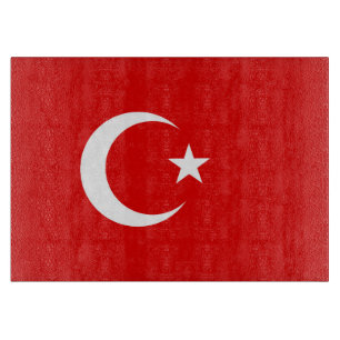 Turkse vlag snijplank