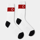 Turkse vlag sokken (Rechts)