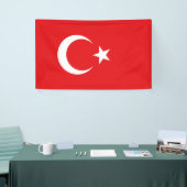 Turkse vlag spandoek (Beurs)