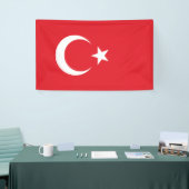 Turkse vlag spandoek (Beurs)