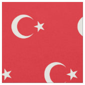 Turkse vlag stof (Close Up)