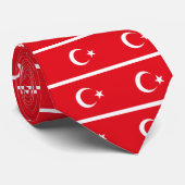 Turkse vlag stropdas (Opgerold)
