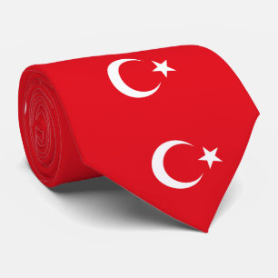 Turkse vlag stropdas