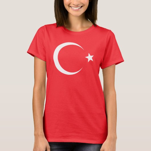 Turkse vlag t-shirt (Voorkant)