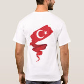 Turkse vlag t-shirt (Achterkant)