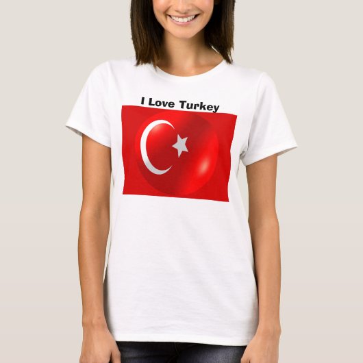 Turkse vlag t-shirt (Voorkant)