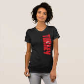 Turkse vlag t-shirt (Voorkant volledig)