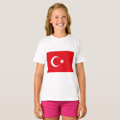 Turkse vlag t-shirt (Voorkant volledig)