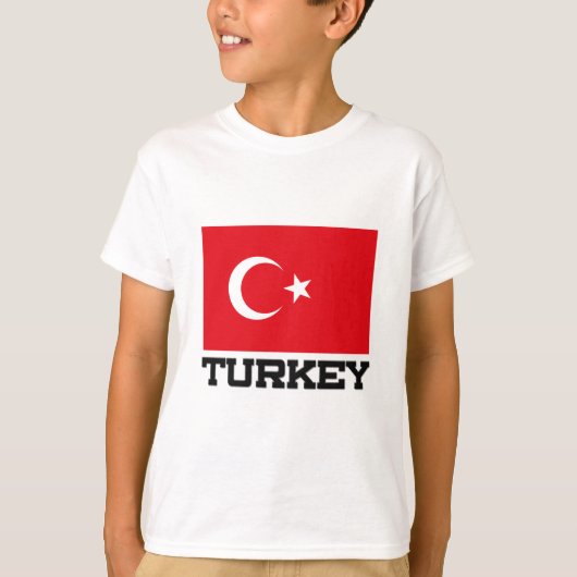 Turkse vlag t-shirt (Voorkant)