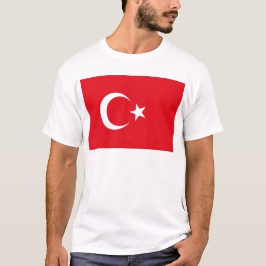 Turkse vlag t-shirt (Voorkant)