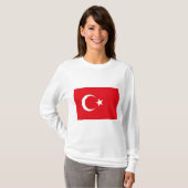 Turkse vlag t-shirt (Voorkant volledig)