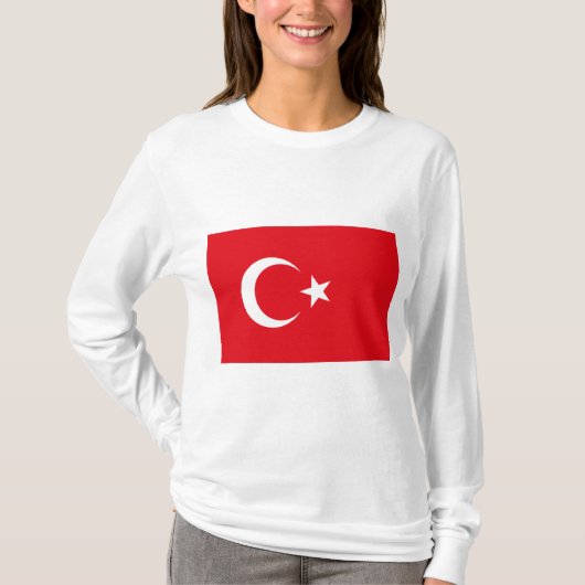 Turkse vlag t-shirt (Voorkant)