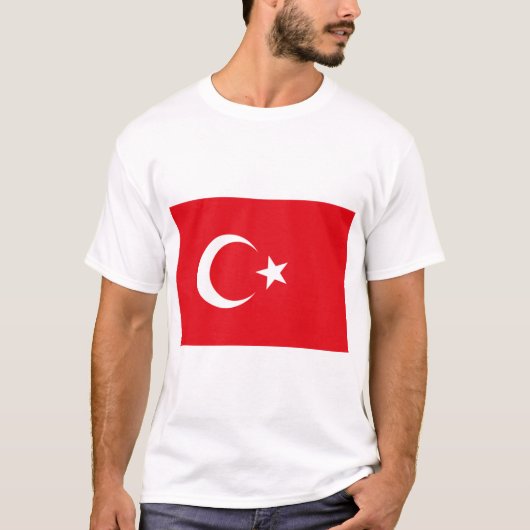 Turkse vlag t-shirt (Voorkant)