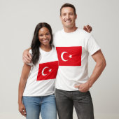 Turkse vlag t-shirt (Unisex)