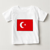 Turkse vlag T-shirts en cadeaus (Voorkant)