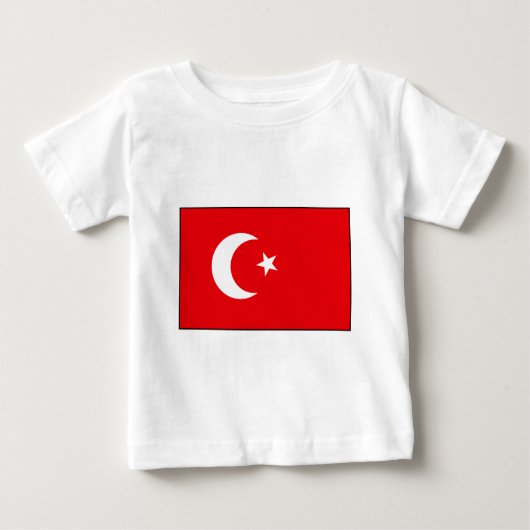Turkse vlag T-shirts en cadeaus (Voorkant)