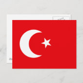 Turkse vlag T-shirts en cadeaus Briefkaart (Voorkant / Achterkant)