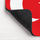 Turkse vlag T-shirts en cadeaus Muismat (Hoek)