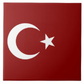 Turkse vlag tegeltje (Voorkant)