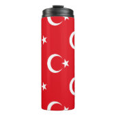 Turkse vlag thermosbeker (Voorkant)
