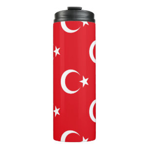 Turkse vlag thermosbeker