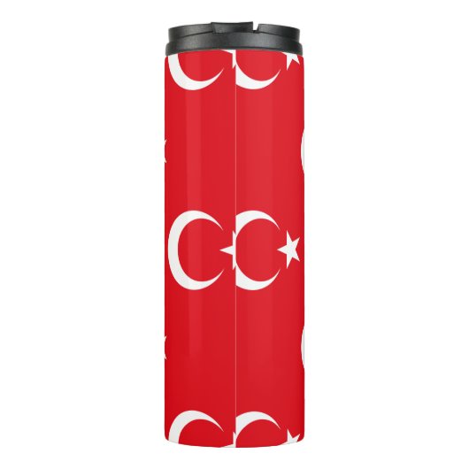 Turkse vlag thermosbeker (Achterkant)